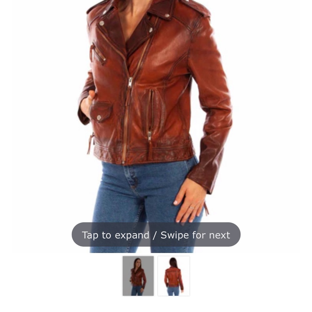 Scully Rich Brown Leather Jacket for Women